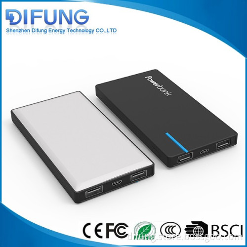 Water Transfer Printing Slim Portable Charger External Power Bank Polymer